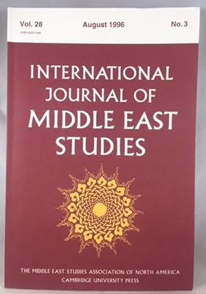 Imagen del vendedor de International Journal of Middle East Studies, Volume 28, Number 3, August 1996 a la venta por Great Expectations Rare Books