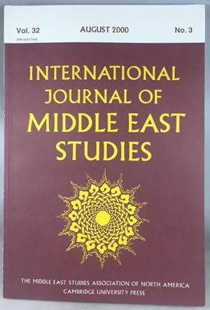 Seller image for International Journal of Middle East Studies, Volume 32, Number 3, August 2000 for sale by Great Expectations Rare Books