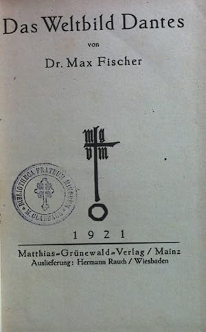 Bild des Verkufers fr Das Weltbild Dantes zum Verkauf von books4less (Versandantiquariat Petra Gros GmbH & Co. KG)