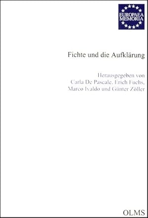 Imagen del vendedor de Fichte und Aufklrung a la venta por Versandbuchhandlung Kisch & Co.