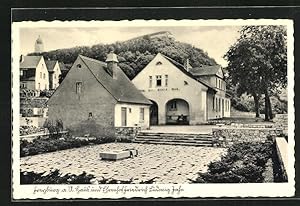 Bild des Verkufers fr Ansichtskarte Freyburg a. U., Haus und Ehrenhof Friedrich-Ludwig-Jahn zum Verkauf von Bartko-Reher