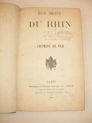 RIVE DROITE DU RHIN CHEMINS DE FER , LIGNE N° 22 A 66