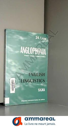 Seller image for Anglophonia, N 24/2008 : English Linguistics for sale by Ammareal