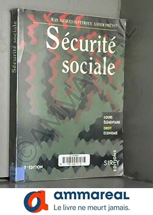 Seller image for SECURITE SOCIALE. 9me dition for sale by Ammareal