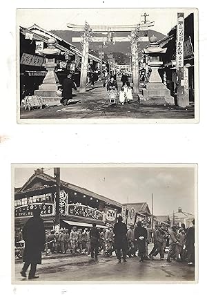 Kobe Japan RPPC Postcards