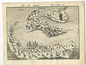 Rare Antique Print-BANDA ISLANDS-MOLUCCAS-MALUKU-INDONESIA-Argensola-1706