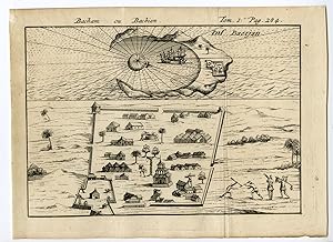 Rare Antique Print-BACAN ISLANDS-BACHIANS-MALUKU-INDONESIA-Argensola-1706