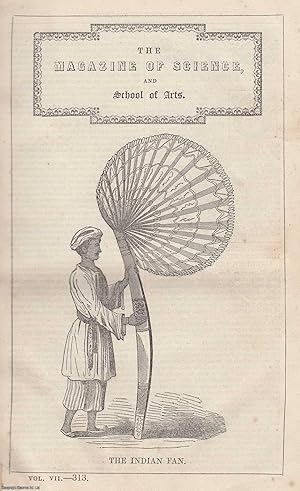 1846, The Indian Fan, along with an article regarding the Salt-Springs of America. A full page en...