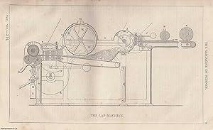 1846, The Cotton Lap Machine, along with an article regarding Black Lead Pencils. A full page eng...