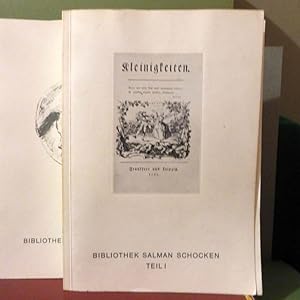 Die Bibliotheken Salman Schocken/ Karl Wolfskehl. (Die Auktionskataloge).