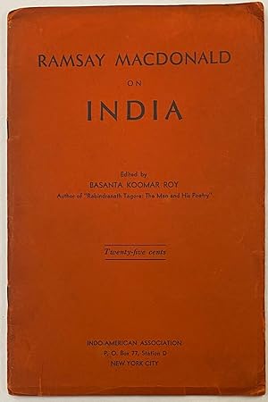 Seller image for Ramsay MacDonald on India for sale by Bolerium Books Inc.