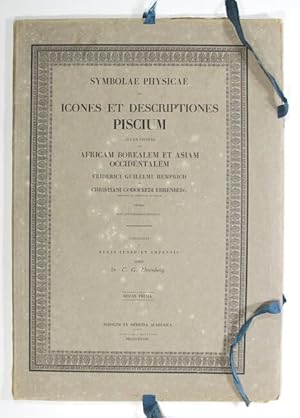 Seller image for Symbolae physicae seu icones et descriptiones piscium, qui ex itinere per africam borealem et asiam occidentalem. Frederici Guilelmi Hemprich et Christiani Godofredi Ehrenberg. Medicinae et chirurgale doctorum, studio novi aut illustrati redierunt. Percensuit et regis iussu et impensis. Edidit Dr. C. G. Ehrenberg. Decas prima [all published] for sale by Rulon-Miller Books (ABAA / ILAB)