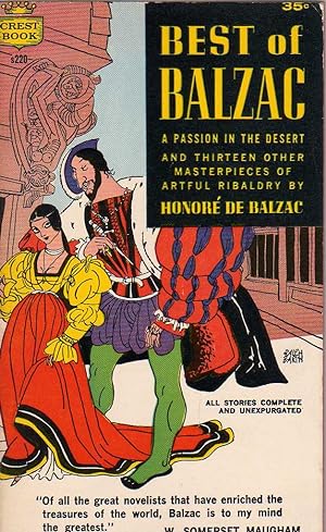 Bild des Verkufers fr Best of Balzac: Exotic and Ribald Tales zum Verkauf von Biblio Pursuit