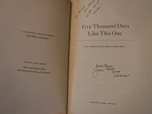 Five Thousand Days Like This One: An American Family History