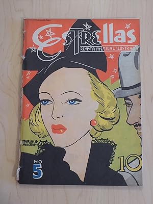 Estrellas Revista Mensual Ilustrada - Mayo May 1937, Columbian Movie Star Monthly Magazine
