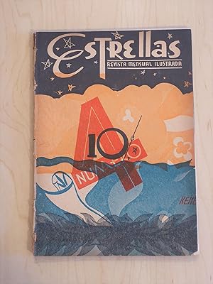 Estrellas Revista Mensual Ilustrada - Abril April 1937, Columbian Movie Star Monthly Magazine