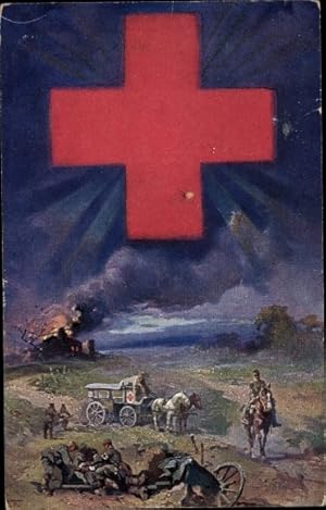 Bild des Verkufers fr Knstler Ansichtskarte / Postkarte Bayerisches Rotes Kreuz, DRK, Deutsche Sanitter, Krankenpflege im Ersten Weltkrieg zum Verkauf von akpool GmbH