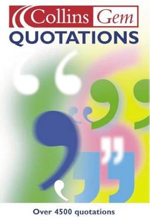 Seller image for Quotations (Collins Gem) for sale by WeBuyBooks