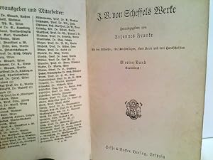 J. V. von Scheffels Werke. Gaudeamus. Deutsche Klassiker Bibliothek.
