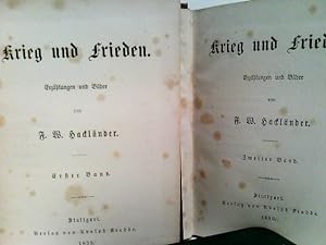 Konvolut bestehend aus 2 Bänden (von2), zum Thema: Krieg und Frieden. Erzählungen und Bilder.