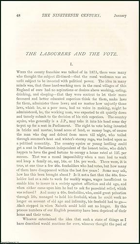 Seller image for The Labourers and The Vote. A Complete 2 part uncommon original article from the Nineteenth Century Magazine, 1878. for sale by Cosmo Books