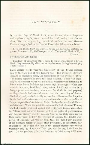 Seller image for The Situation, The Eastern Question. Part 1 & 2. A Complete 2 part uncommon original article from the Nineteenth Century Magazine, 1878. for sale by Cosmo Books