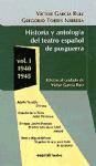 Historia y antología del teatro español de posguerra. Vol. 1