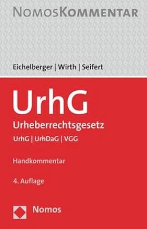 Bild des Verkufers fr UrhG - Urheberrechtsgesetz zum Verkauf von BuchWeltWeit Ludwig Meier e.K.