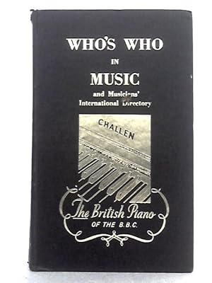 Imagen del vendedor de Who's Who in Music a la venta por World of Rare Books