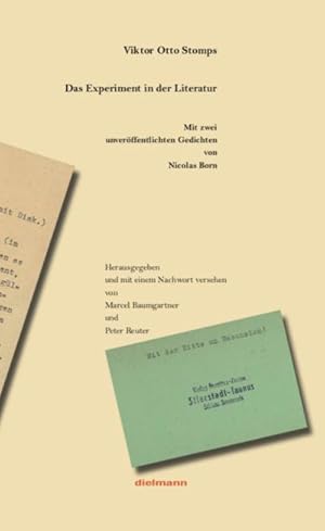 Bild des Verkufers fr Das Experiment in der Literatur : Vortrag mit zwei unverffentlichten Gedichten von Nicolas Born zum Verkauf von AHA-BUCH GmbH
