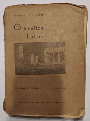 Imagen del vendedor de Gramtica latina. Segundo curso. Plan 1938. a la venta por La Leona LibreRa