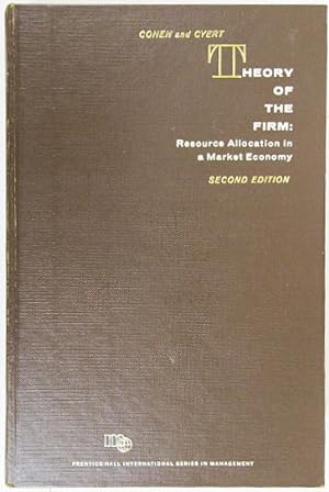Bild des Verkufers fr Theory of the Firm: Resource Allocation in a Market Economy. 2nd Edition. zum Verkauf von Entelechy Books