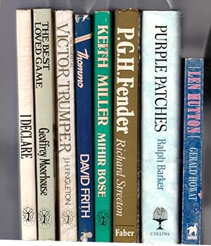 Seller image for Cricketing Biographies (a wide ranging collection) for sale by The Sanctuary Bookshop.