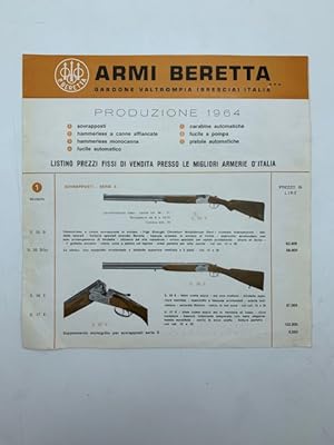 Armi Beretta, Gardone Valtrompia. Produzione 1964 (brochure catalogo)
