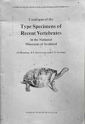 Catalogue of the type specimens of recent vertebrates in the National Museums of Scotland