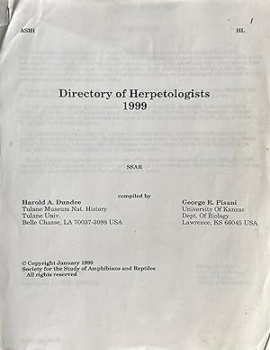 Directory of Herpetologists