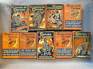 LOTE DE 9 LIBROS DE TARZÁN.