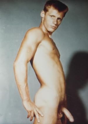 Seller image for MALE NUDE: JIM STRYKER: "FULL-FRONTAL SEMI-ERECT" NUDE COLOR PHOTOGRAPH BY WALTER KUNDZICZ - Rare Fine Contemporary Color Photographic Print - ONLY COPY ONLINE for sale by ModernRare