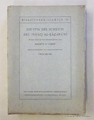 in der persischen Bearbeitung von Mahmud B. Utman. Herausgegeben u. eingeleitet von Fritz Meier. ...