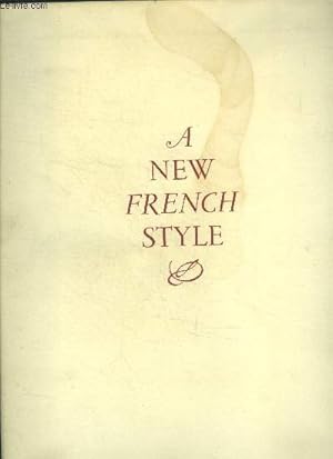 Seller image for A new french style - eight models from pierre balmain - his next collection explained by alice B. toklas- sketches by rene Gruau - paris, summer 1946 - Redition for sale by Le-Livre