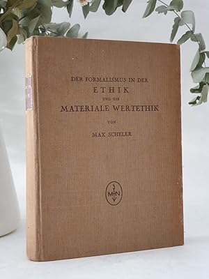 Seller image for Der Formalismus in der Ethik und die Materiale Wertethik. for sale by Librera Miau