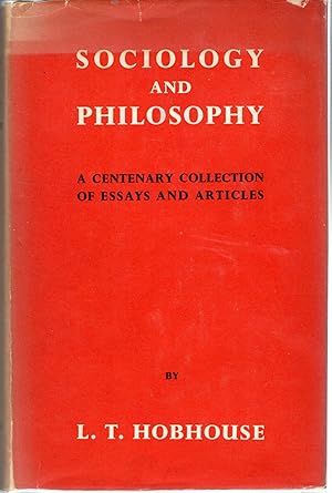 Seller image for Sociology and Philosophy: A Centenary Collection of Essays and Articles for sale by Dorley House Books, Inc.