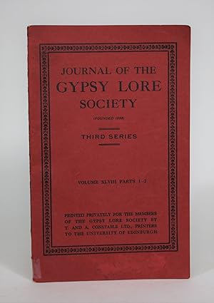 Journal of the Gypsy Lore Society: Third Series, Volume XLVIII Parts 1-2