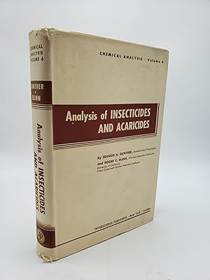 Immagine del venditore per Analysis of Insecticides and Acaricides: A Treatise on Sampling, Isolation, and Determination Including Residue Methods venduto da Shadyside Books