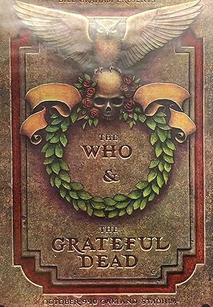 The Who & Grateful Dead Poster (c.1976)