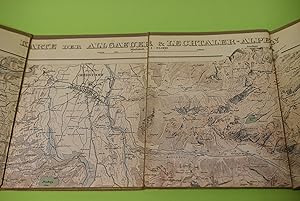 Karte der Allgaeuer & Lechtaler Alpen Kartograph Aust. G. Freytag & Berndt, Wien; aufgenommen und...