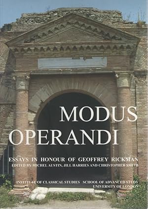 Seller image for Modus Operandi: Essays in Honour of Geoffrey Rickman. for sale by Fundus-Online GbR Borkert Schwarz Zerfa