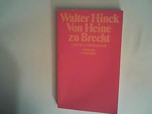 Bild des Verkufers fr Von Heine zu Brecht: Lyrik im Geschichtsproze zum Verkauf von ANTIQUARIAT FRDEBUCH Inh.Michael Simon