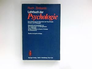Seller image for Lehrbuch der Psychologie : eine Einf. f. Studenten d. Psychologie, Medizin u. Pdagogik; mit 20 Tab. bers. u. bearb. von W. F. Angermeier [u. a.] for sale by Antiquariat Buchhandel Daniel Viertel