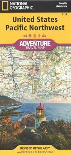 Seller image for National Geographic Adventure Travel Map United States Pacific Northwest for sale by GreatBookPrices